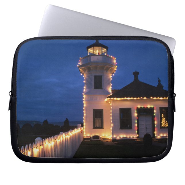 WA, Mukilteo, Mukilteo Lighthouse 2 Laptopschutzhülle (Vorderseite)