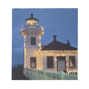 WA, Mukilteo, Mukilteo Lighthouse gegründet Notizblock