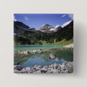 WA, Okanogan NF, Lewis Lake und Black Peak Button