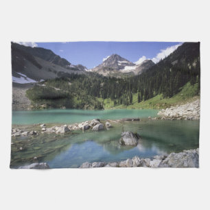 WA, Okanogan NF, Lewis Lake und Black Peak Küchentuch