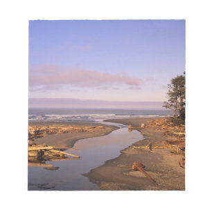 WA, Olympic NP, Kalaloch Beach und Kalaloch Notizblock