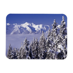 WA, Olympic NP, Olympic-Gebirgszug, Ansicht Magnet