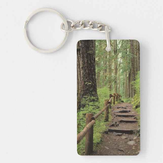 WA, Olympic NP, Sol Duc Valley, Regenwald Schlüsselanhänger (Vorderseite)
