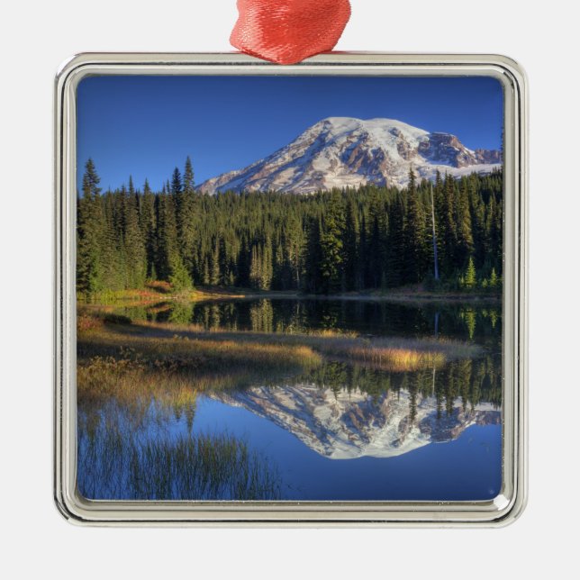 WA, Rainier National Park, Rainier Ornament Aus Metall (Vorne)