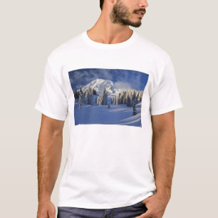 WA, Rainier NP, Rainier und Paradise T-Shirt