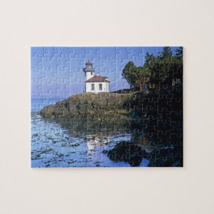 WA, San Juan Island, Lime Kiln Leuchtturm