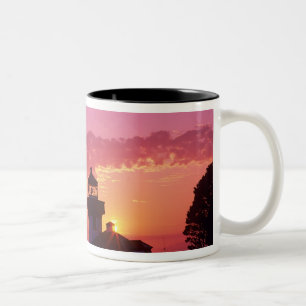 WA, San Juan Island, Lime Kiln Leuchtturm, 1919, 2 Zweifarbige Tasse
