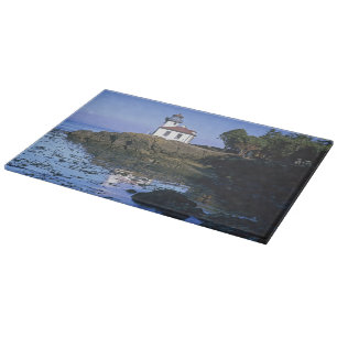 WA, San Juan Island, Lime Kiln Leuchtturm Schneidebrett
