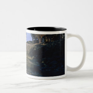 WA, San Juan Island, Lime Kiln Leuchtturm Zweifarbige Tasse