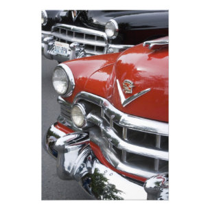 WA, Seattle, klassisches amerikanisches Auto. 2 Fotodruck