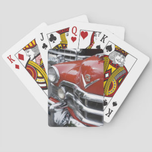 WA, Seattle, klassisches amerikanisches Auto. Spielkarten
