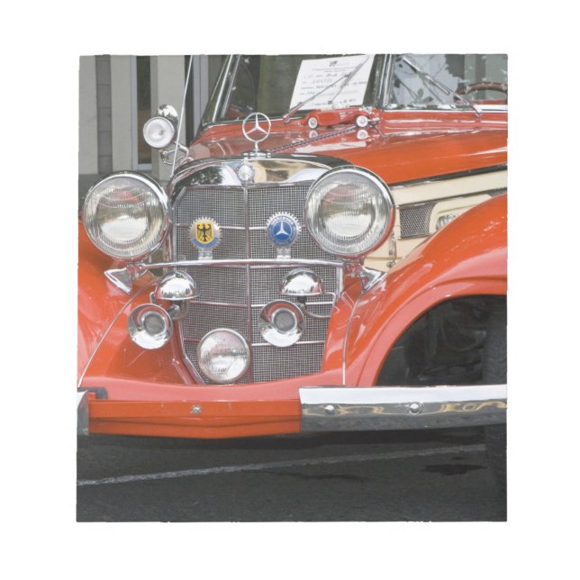 WA, Seattle, klassisches deutsches Auto. 2 Notizblock (Vorderseite)