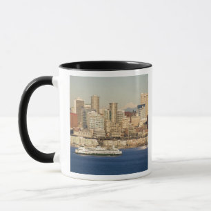 WA, Seattle, Skyline von Seattle und Elliott Bay Tasse