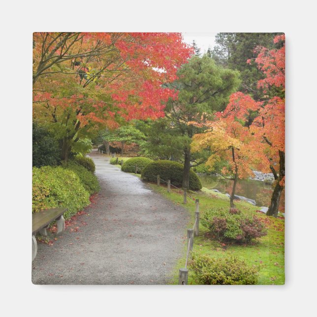 WA, Seattle, Washington Park Arboretum, 2 Magnet (Vorne)