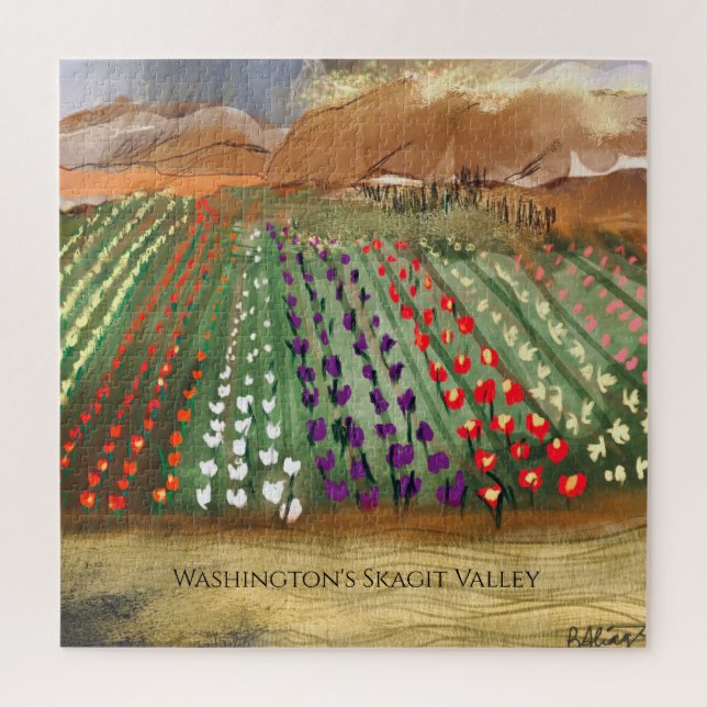 WA Skagi Valley Tulip Fields Spring Dreaming (Vertikal)