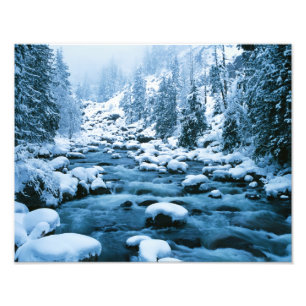 WA, Wenatchee National Forest, Kaskade Fotodruck