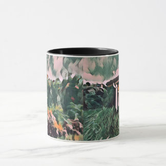 Wa-Wo Wave NFT Art - REFLEKTIONEN ÜBER MEIN FENSTE Tasse