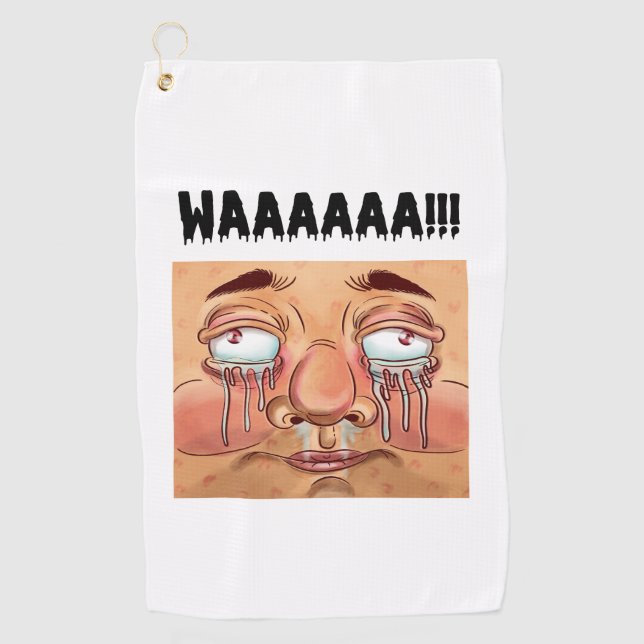 WAAAAA!! KRYTOWEL GOLFHANDTUCH (Vorderseite)