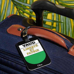 Waadt, Schweiz Wappenkleidung der Schweizer Kant Gepäckanhänger