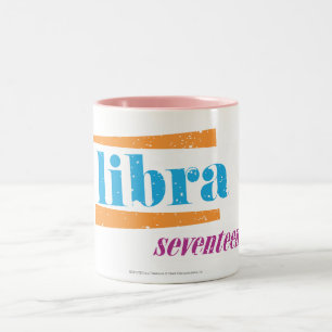 Waage-Aqua Zweifarbige Tasse