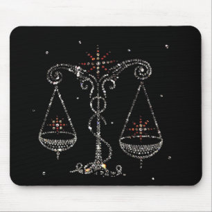 Waage-Astrologie Mousepad