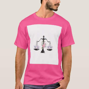 Waage der Gerechtigkeit Kunst T-Shirt