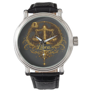 Waage Einzigartiges Sternzeichen, Sternzeichen   Armbanduhr