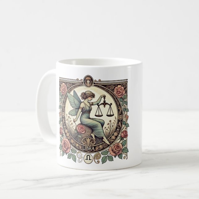 Waage Fee Kaffeetasse (Vorderseite Links)