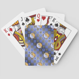 Waage & Feuer Kaninchen Spielkarten