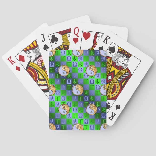 Waage & Feuer Ziege Spielkarten (Rückseite)