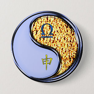 Waage & Feueraffe Button