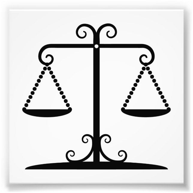 Waage Fotodruck (Vorne)