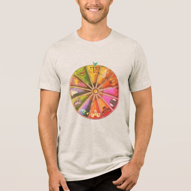 Waage gewinnt Tri-Blend shirt (Vorderseite)