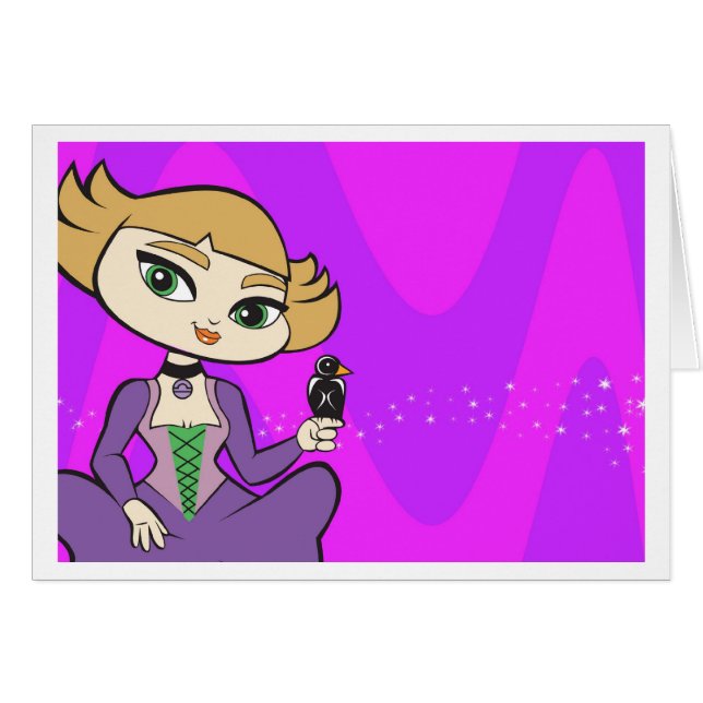 Waage-Karte (Vorderseite (Horizontal))