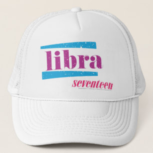 Waage lila truckerkappe