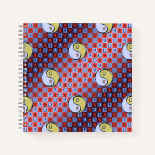Waage & Metall-Tiger Notizbuch