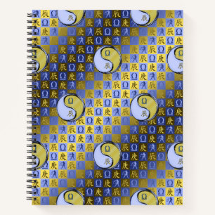 Waage & Metalldrache Notizbuch
