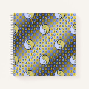 Waage & Metalldrache Notizbuch