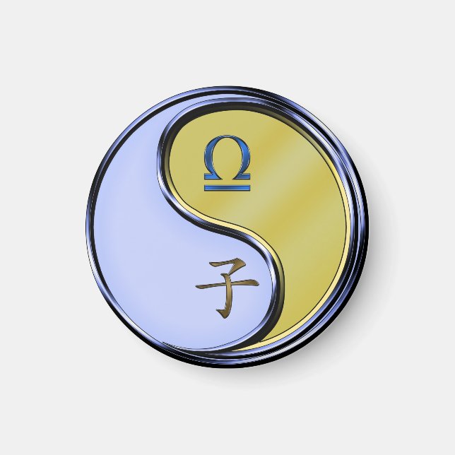 Waage & Metallratte Magnet (Vorne)