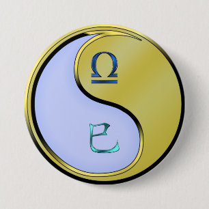 Waage & Metallschlange Button