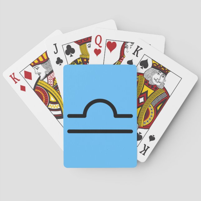 Waage Spielkarten (Rückseite)