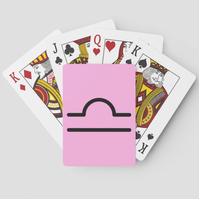 Waage Spielkarten (Rückseite)
