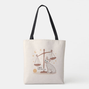 Waage Sternzeichen Katze Balance Noch Unentschloss Tasche