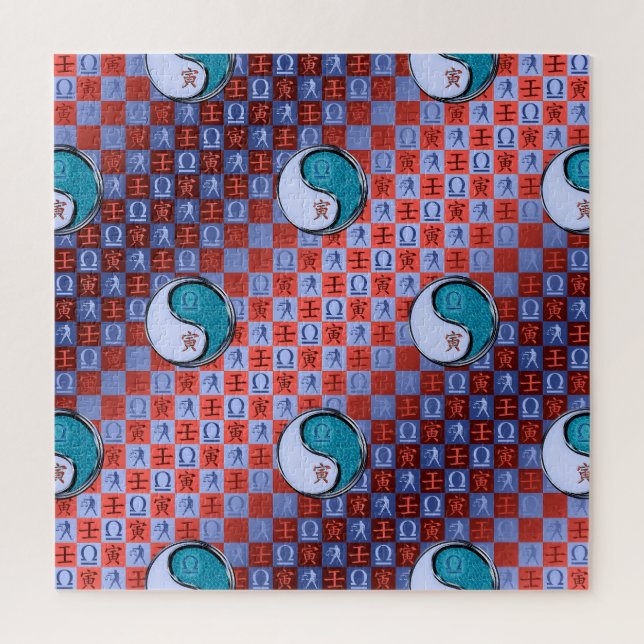 Waage & Wasser-Tiger (Vertikal)