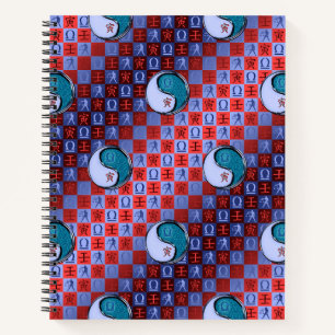 Waage & Wasser-Tiger Spiralblock Notizbuch