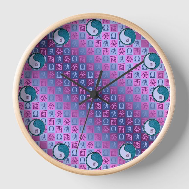 Waage & Wasserhahn Uhr (Vorderseite)