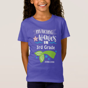 Waagen in der Schule machen, bewerten, Jahr Lila h T-Shirt