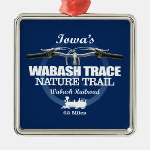 Wabash Trace Nature Trail (H2) Ornament Aus Metall