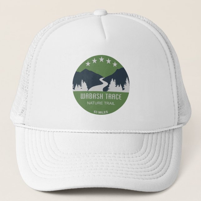 Wabash Trace Nature Trail Truckerkappe (Vorderseite)