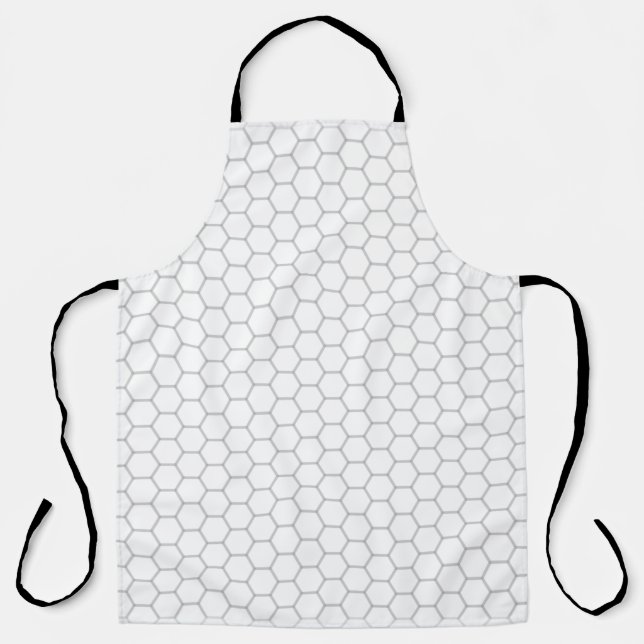 Wabenmuster Hexagon-Design Schürze (Vorderseite)